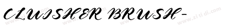 CLUISHER BRUSH字体转换